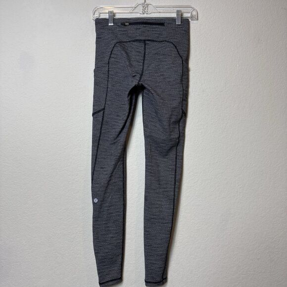Lululemon Speed Up Tight 28 " Full On Luxtreme Heathered Gray Gym Women’s Size 6 - Picture 4 of 10